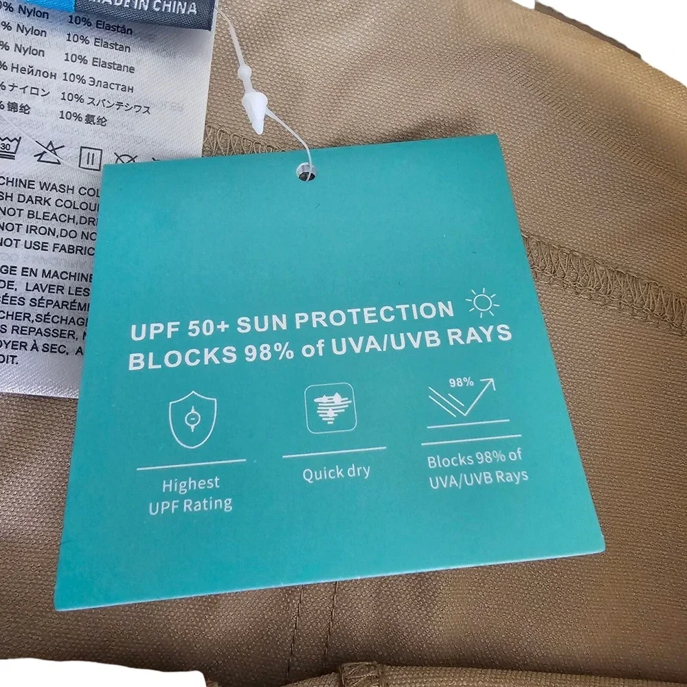 Willit Active Wear‎ Shorts Size 14 UPF 50+ Quick Dry NWT Hiking Beach Casual